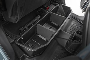 Jeep Gladiator Under Seat Storage - Rear - Rough Country - Custom-Fit Tray, Anti-Skid Surface, High-Density Thermoplastic - '20-'25